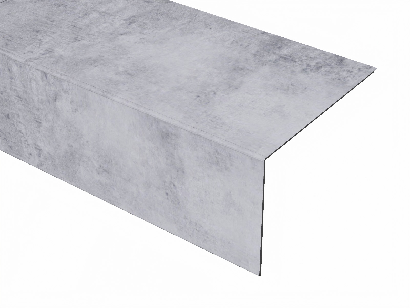 Ohnuty dilec BUKOMA Beton Kámen Šedý - predni